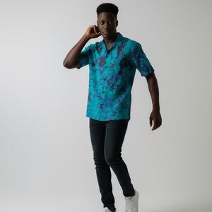 Men’s Tie Dye Cotton Shirt